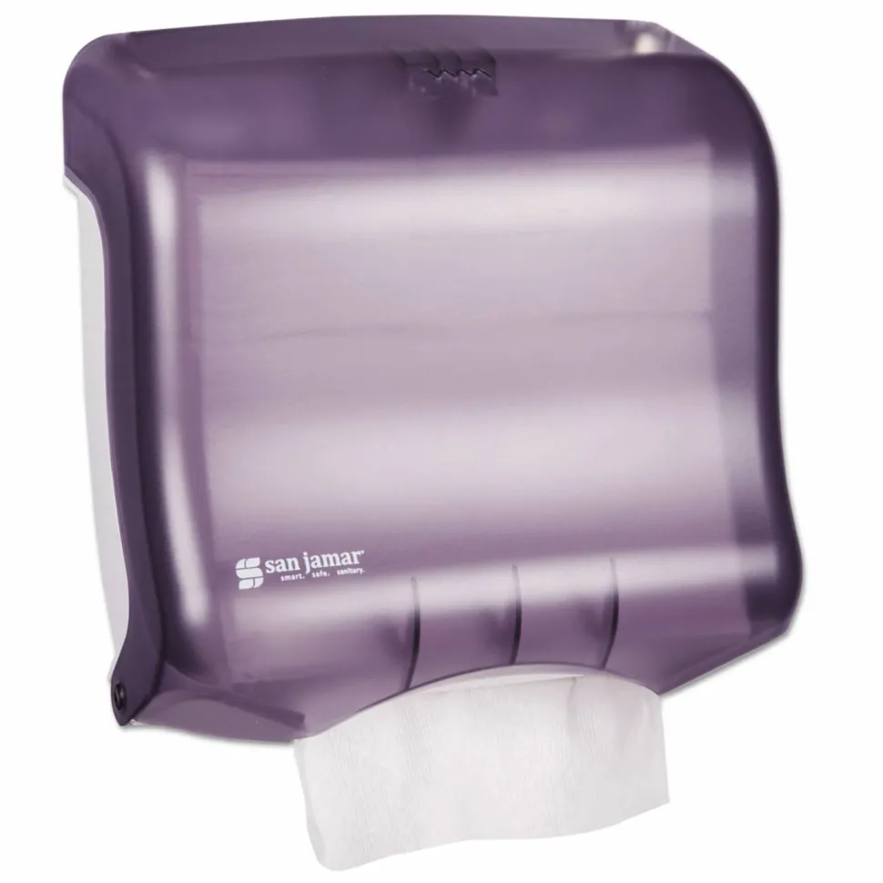 San Jamar Ultrafold Towel Dispenser, 11.5 x 6 x 11.5, Black Pearl
