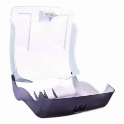 San Jamar Ultrafold Towel Dispenser, 11 1/2" x 11 1/2" x 6", Black/Pearl