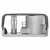 San Jamar Versatwin Standard Bath Tissue Dispenser, Classic, 8 x 5.75 x 12.75, Transparent Black Pearl