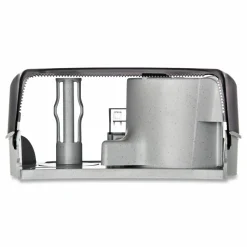 San Jamar Versatwin Standard Bath Tissue Dispenser, Classic, 8 x 5.75 x 12.75, Transparent Black Pearl