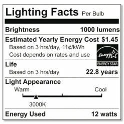 Satco 12W PAR 30/LN/FL 3000K LED Bulb
