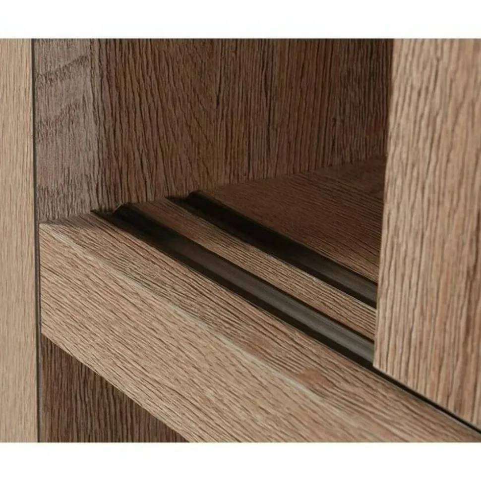 Sauder Dixon City 33"W Library Hutch, Brushed Oak