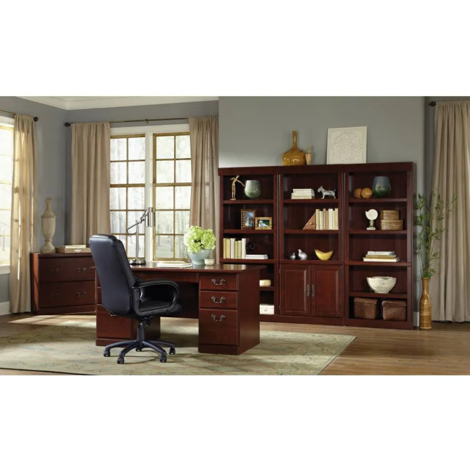Sauder Heritage Hill 30-1/8”W x 20-1/2"D Lateral 2-Drawer File Cabinet, Classic Cherry