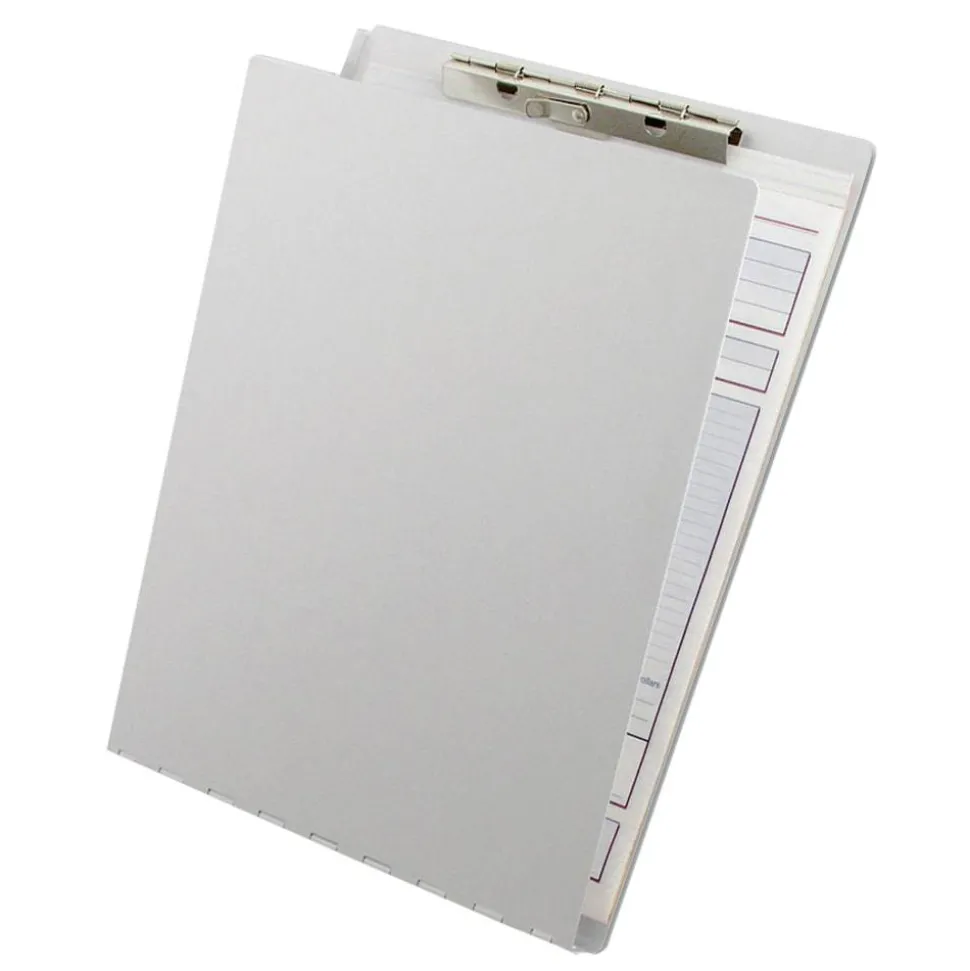 Saunders Aluminum Clipboard With Writing Plate, 8 1/2" x 12", Silver