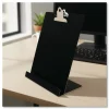 Saunders Document/Tablet Holder Stand, 12.3"H x 9.5"W x 5"L, Aluminum, Black