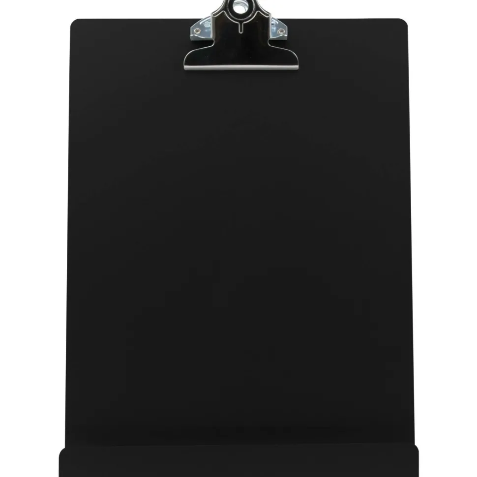 Saunders Document/Tablet Holder Stand, 12.3"H x 9.5"W x 5"L, Aluminum, Black