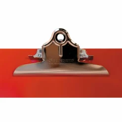 Saunders Plastic Clipboard, 8 1/2" x 12", Red