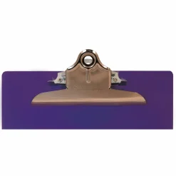 Saunders 96% Recycled Antibacterial Clipboard With Hanging Hole, 13 1/4"H x 9"W x 1 3/4"D, Letter, Purple