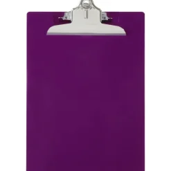 Saunders 96% Recycled Antibacterial Clipboard With Hanging Hole, 13 1/4"H x 9"W x 1 3/4"D, Letter, Purple