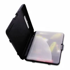 Saunders WorkMate II Poly Low-Profile Form Holder Storage Clipboard, Black
