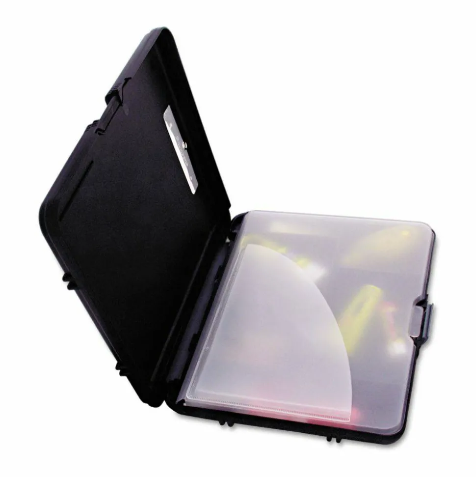 Saunders WorkMate II Poly Low-Profile Form Holder Storage Clipboard, Black