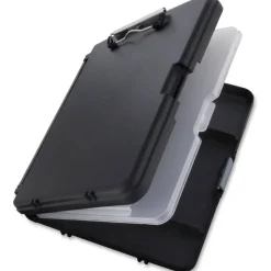 Saunders WorkMate II Poly Low-Profile Form Holder Storage Clipboard, Black