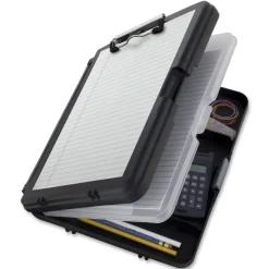 Saunders WorkMate II Poly Low-Profile Form Holder Storage Clipboard, Black