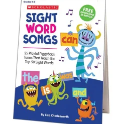 Scholastic Sight Word Songs Flip Chart & CD