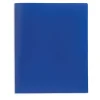 School-Grade 2-Pocket Poly Folder, Letter Size, Blue