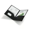 School-Grade 2-Pocket Poly Folder, Letter Size, Black