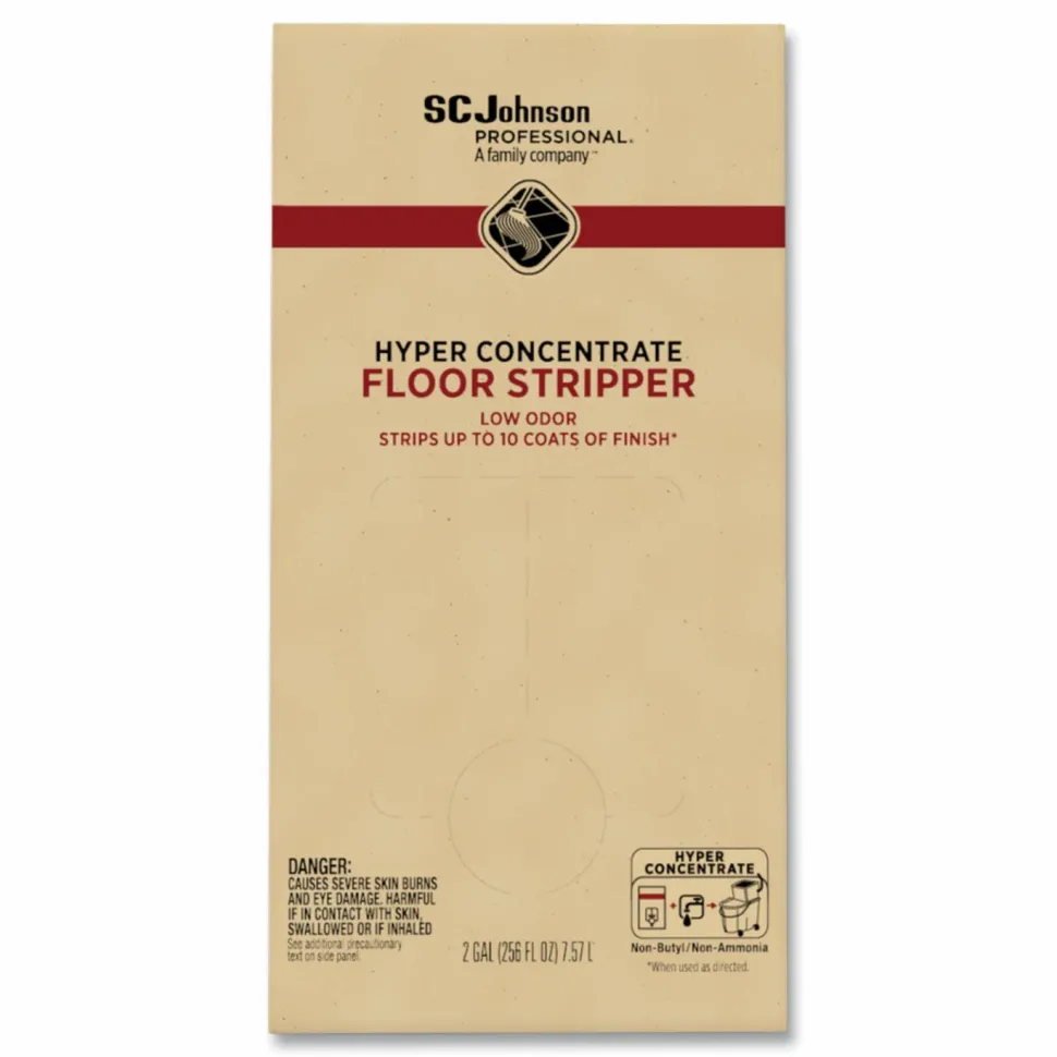 SC Johnson Professional Hyper Concentrate Floor Stripper, 2 gal Bag-in-Box