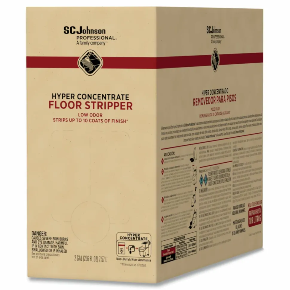 SC Johnson Professional Hyper Concentrate Floor Stripper, 2 gal Bag-in-Box
