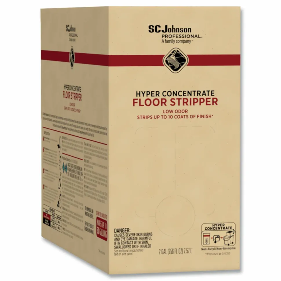 SC Johnson Professional Hyper Concentrate Floor Stripper, 2 gal Bag-in-Box