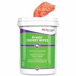 SC Johnson Professional Kresto Cherry Wipes, Cloth, 1-Ply, 7.92 x 5.74, Cherry Scent, Red/White, 70/Pack, 6 Packs/Carton