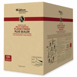 SC Johnson Professional Ready-To-Use Multi-Surface Floor Finish Plus Sealer, 5 gal Bag-in-Box