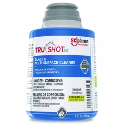 SC Johnson Professional TruShot 2.0 Glass and Multisurface Cleaner, Fresh Scent, 9 oz Cartridge, 4/Carton