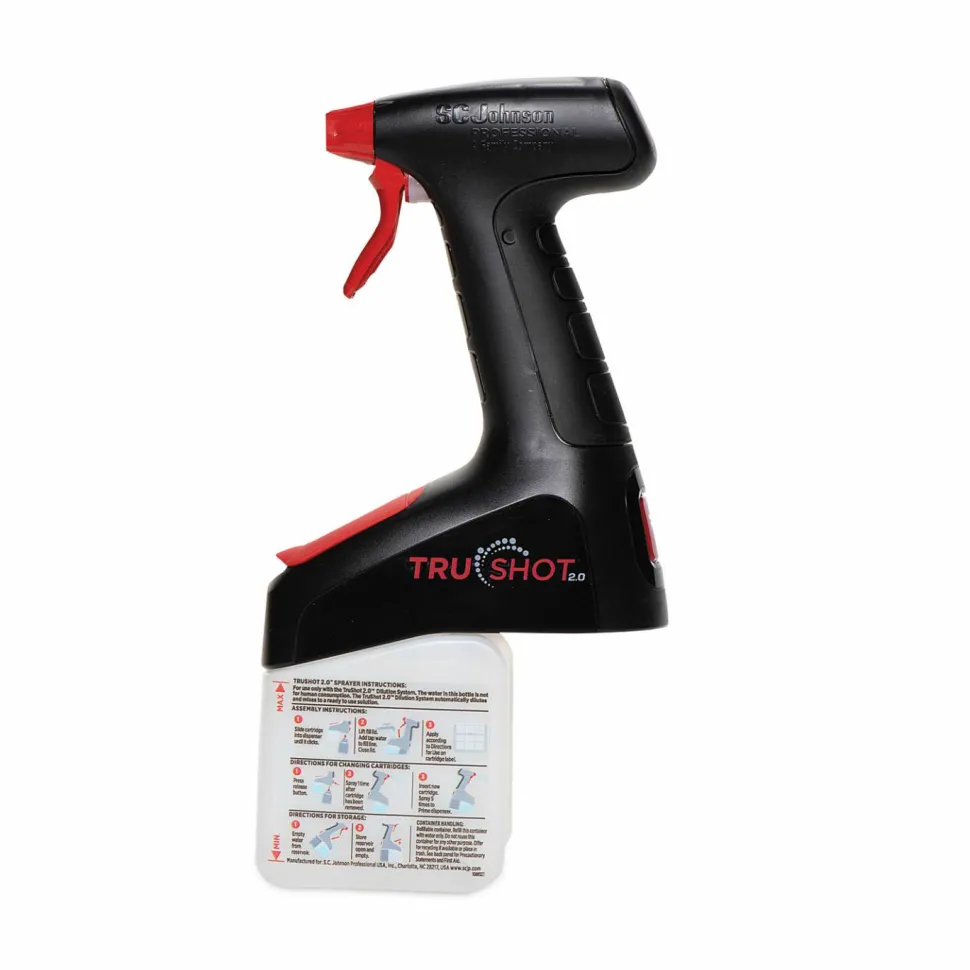 SC Johnson Professional TruShot 2.0 Trigger Dispenser, Fits TruShot 2.0 Cartridges, 4/Carton