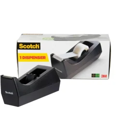 Scotch C38 Desk Tape Dispenser, C38BK