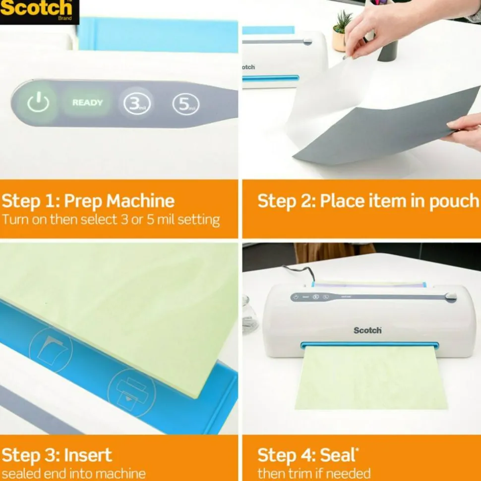 Scotch Front and Back Lamination Refill Cartridge DL961
