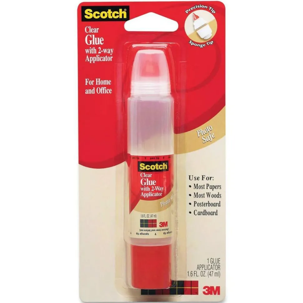 Scotch Glue With 2-Way Applicator, 1.6 Oz