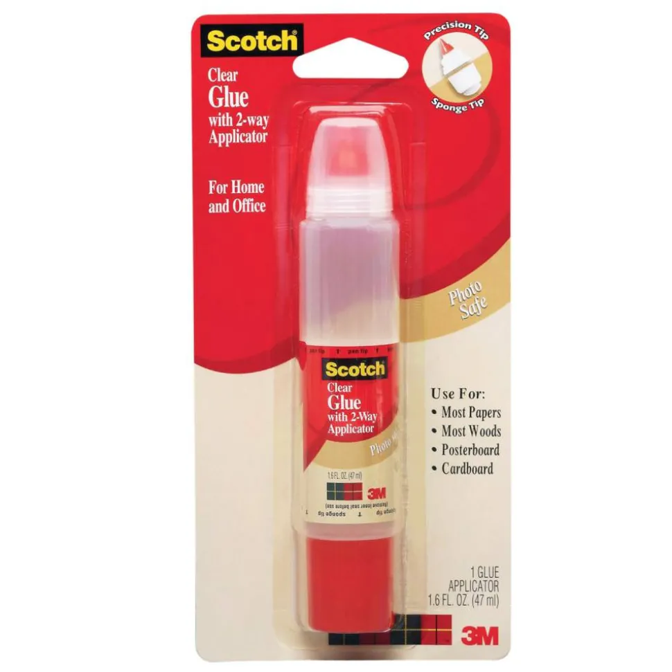 Scotch Glue With 2-Way Applicator, 1.6 Oz
