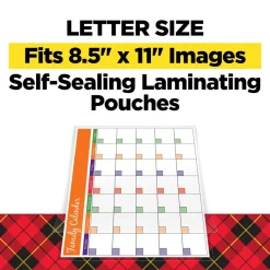 Scotch Self-Seal Laminating Sheets, 9