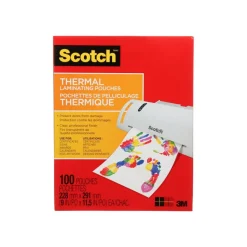 Scotch Thermal Laminating Pouches, 8.9