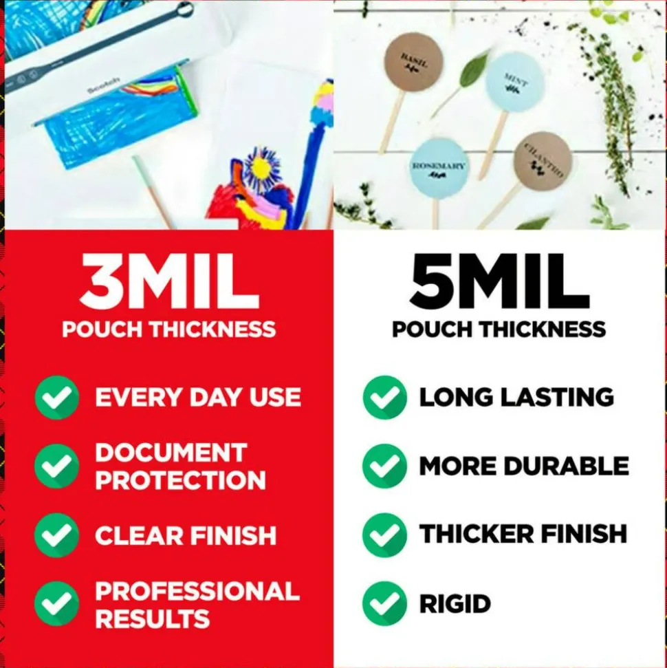 Scotch Thermal Laminating Pouches, 8.9" x 11.4", 200 Laminating Sheets, 3 mil., Fits Letter Size, 200/Pack