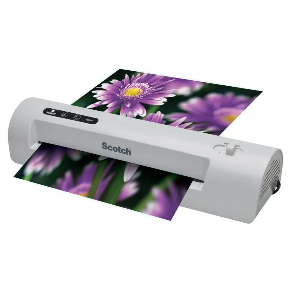 Scotch Thermal Laminator Combo Pack, 1 Gray Thermal Laminator 9" Wide, 20 Laminating Sheets, Fits Letter Size