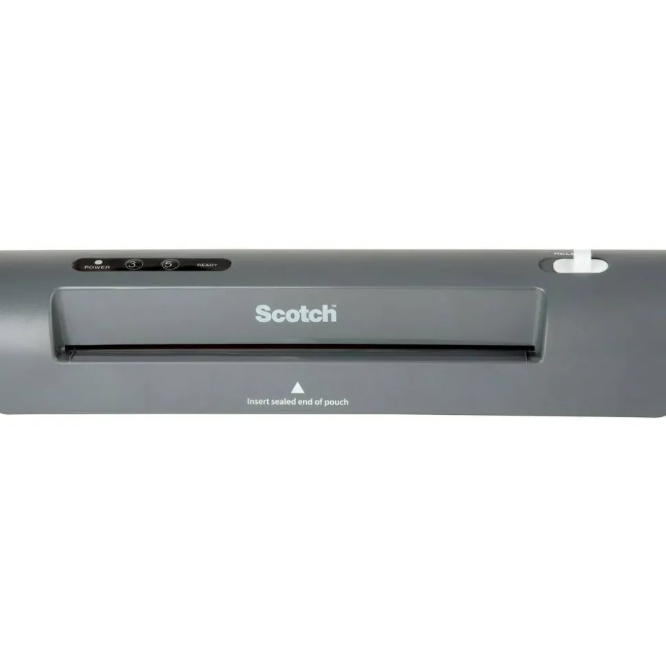 Scotch Thermal Laminator Combo Pack, 1 Gray Thermal Laminator 9" Wide, 20 Laminating Sheets, Fits Letter Size