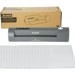 Scotch Thermal Laminator Combo Pack, 1 Gray Thermal Laminator 9