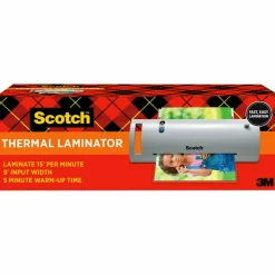 Scotch Thermal Laminator Combo Pack, 1 White Thermal Laminator 9" Wide, 20 Laminating Sheets, Fits Letter Size