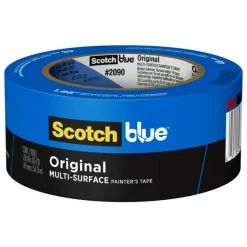 ScotchBlue Original Multi-Surface Painter's Tape, 1 Tape Roll, 2 in x 60 yd, 3" Core, Blue - 20902A