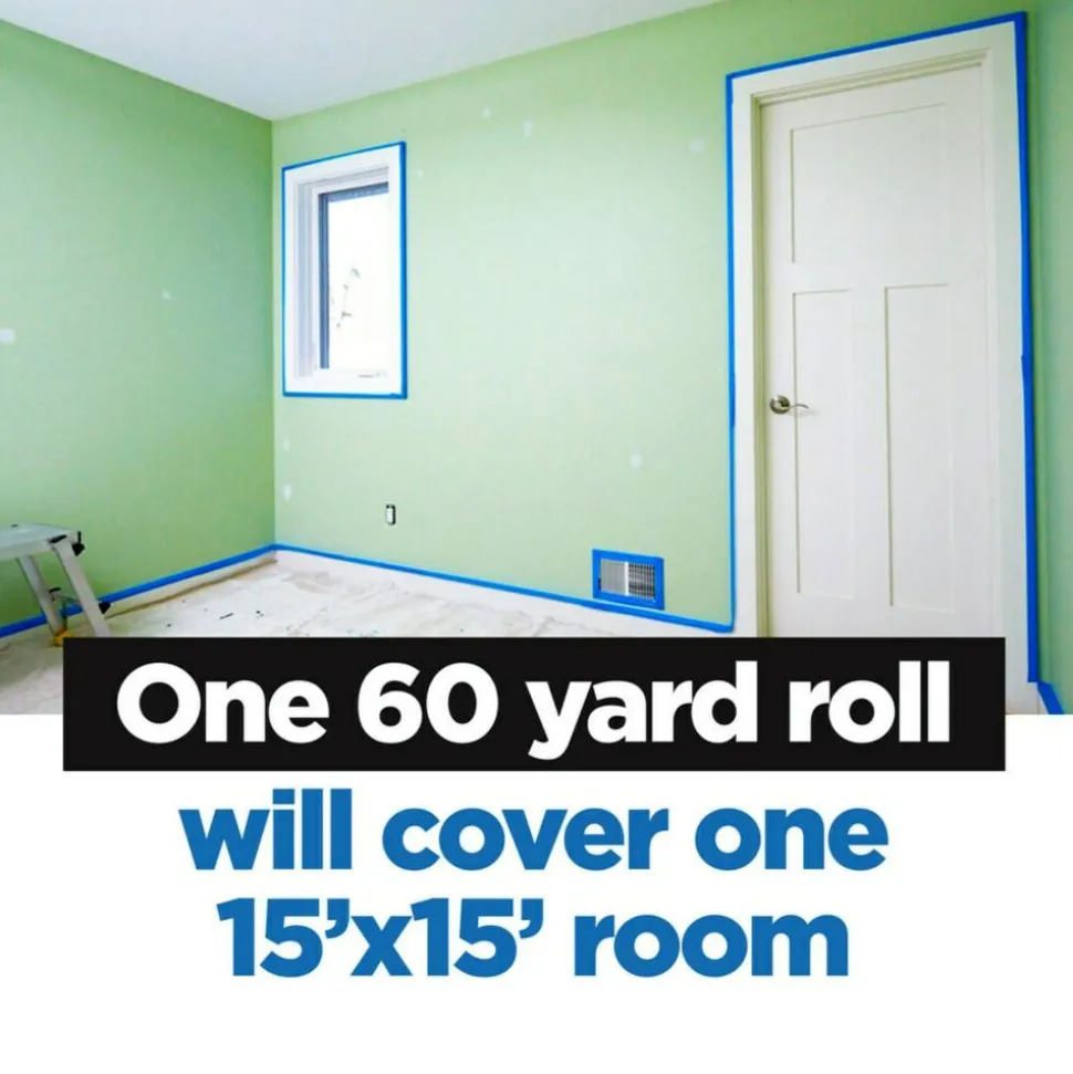 ScotchBlue Original Multi-Surface Painter's Tape, 1 Tape Roll, 2 in x 60 yd, 3" Core, Blue - 20902A