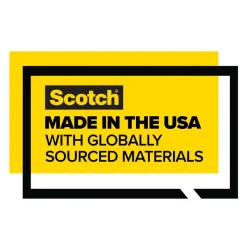 Scotch Book Tape, 1-1/2 in x 540 in, 1 Tape Roll, Clear, Home Office and School Supplies