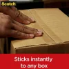 Scotch Box Lock Shipping Packaging Tape, 3" Core, 1.88" x 54.6 yds, Clear, 6/Pack
