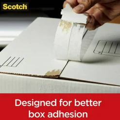 Scotch Box Lock Shipping Packaging Tape, 3