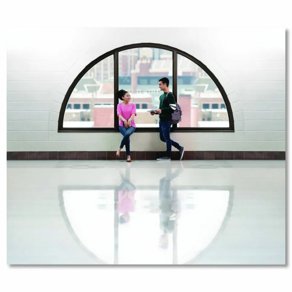 Scotch-Brite Clean & Shine Floor Pads, 20", Yellow/Gold, Case Of 5