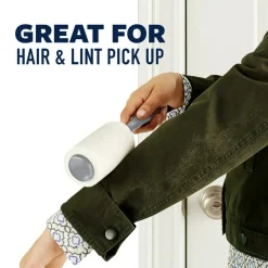 Scotch-Brite Everyday Clean Lint Roller Refills, 4 in, 12 Rollers, 60 Sheets/Roll, Versatile Lint Removers for Daily Cleaning, Clothes and Pet Hair