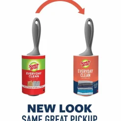 Scotch-Brite Everyday Clean Lint Roller, 70 Sheets/Roll