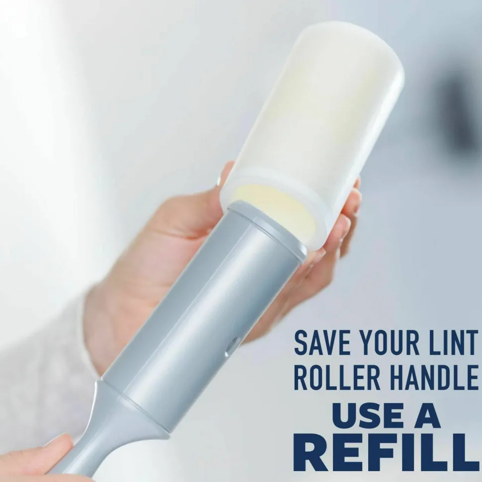 Scotch-Brite Everyday Clean Lint Roller, 70 Sheets/Roll, 2/Pack