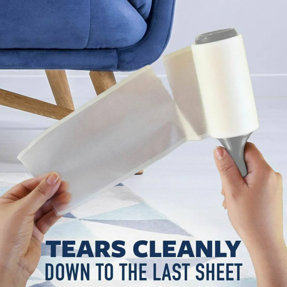 Scotch-Brite Everyday Clean Lint Roller, 70 Sheets/Roll, 2/Pack