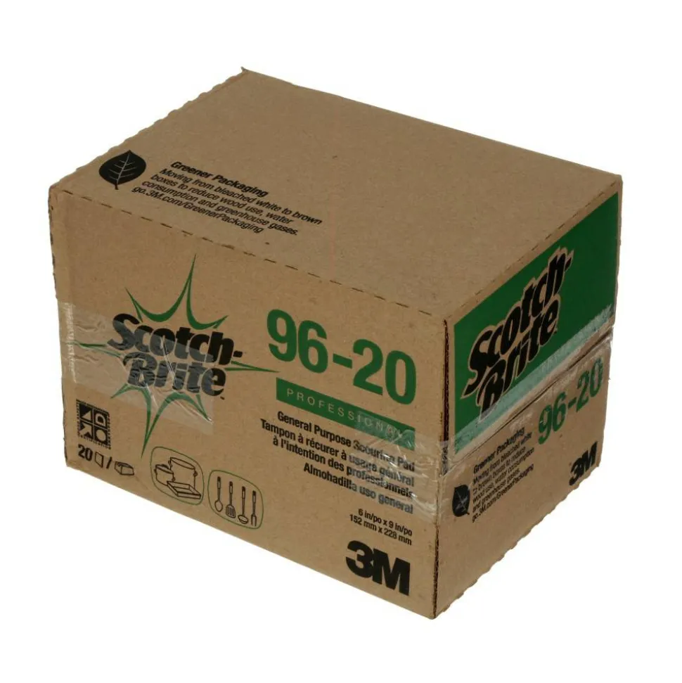 Scotch-Brite Heavy Duty Scrub Pads, 10 Scrubbing Pads, Great For Kitchen, Garage and Outdoors