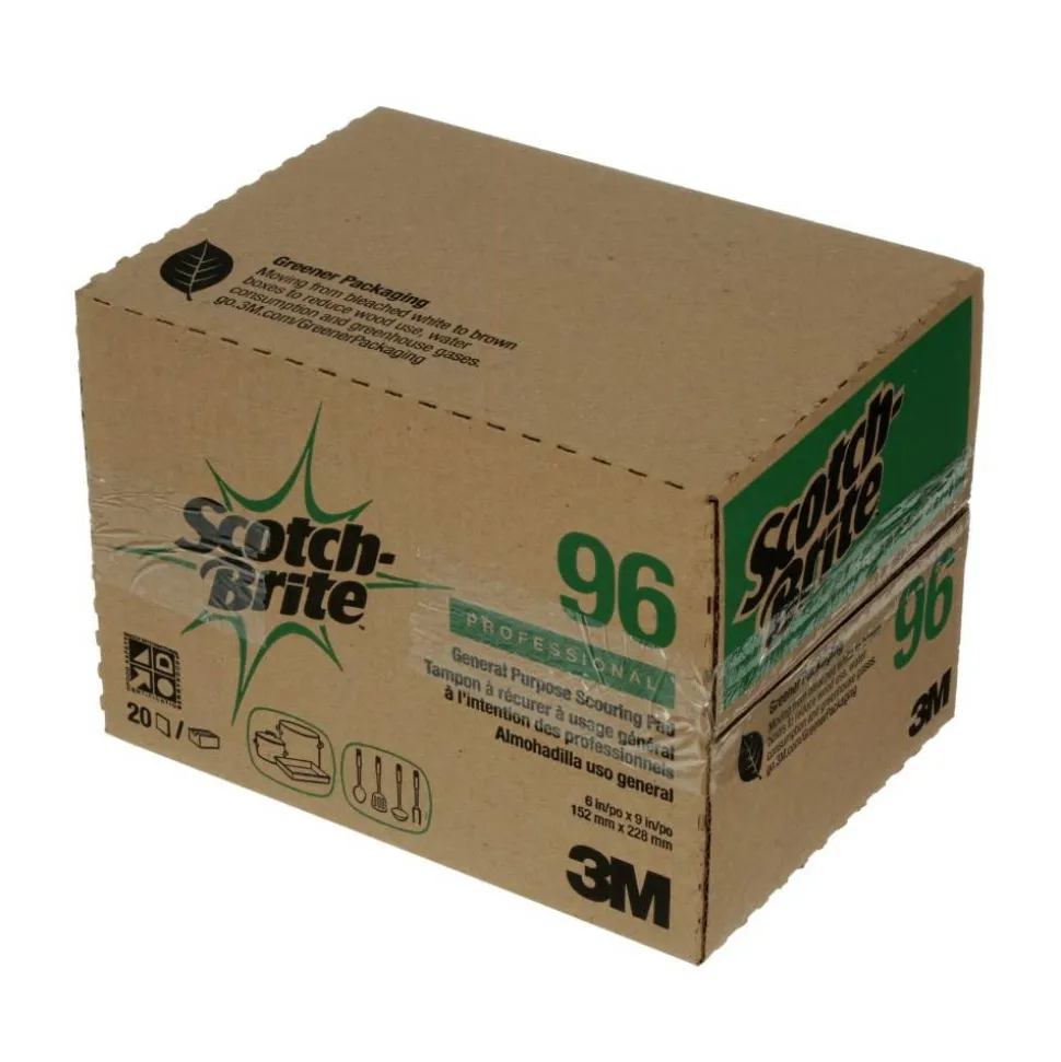 Scotch-Brite Heavy Duty Scrub Pads, 10 Scrubbing Pads, Great For Kitchen, Garage and Outdoors